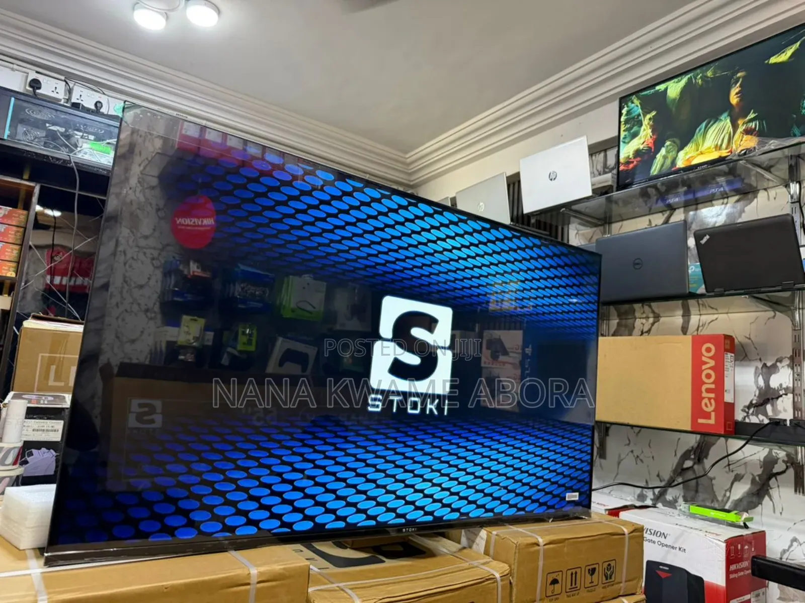 Brand New Frameless Smart Stoki Tv 55 Inches With Wifi and Bluetooth