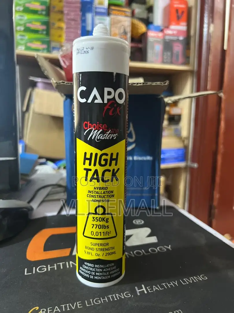 Capo Fix High Tack Hybrid Installation Construction Adhesive.