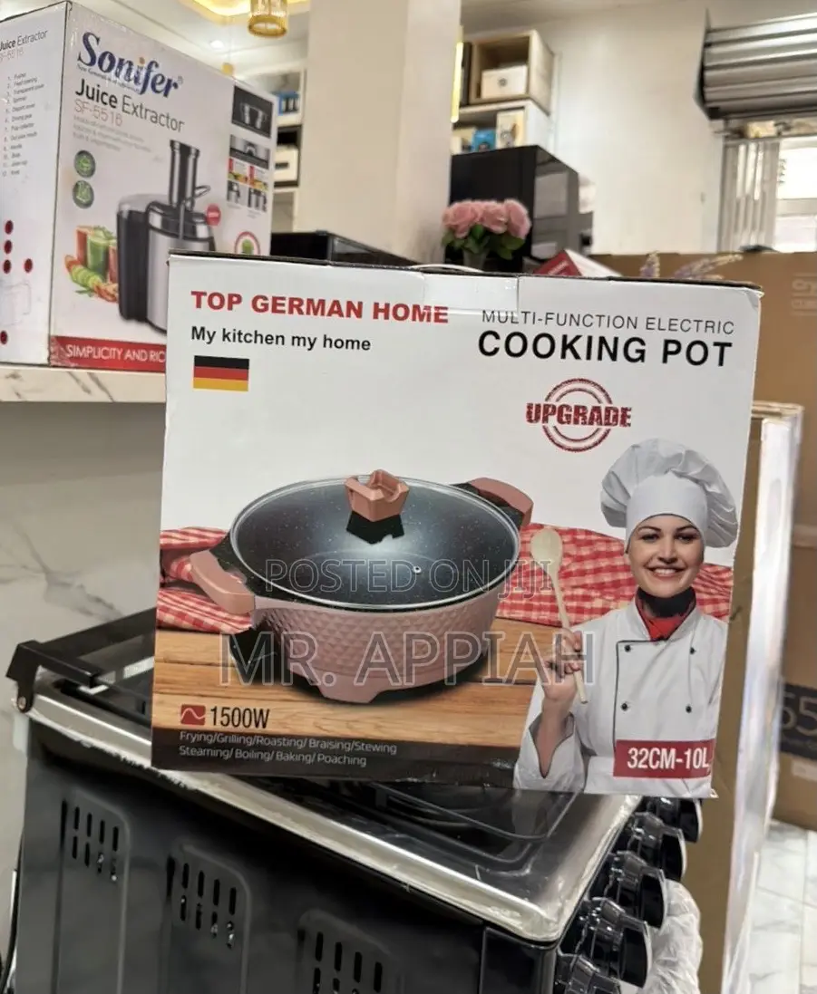 Get Premium Top German Electric Multi-Purpose Cooking Pot(10liters).