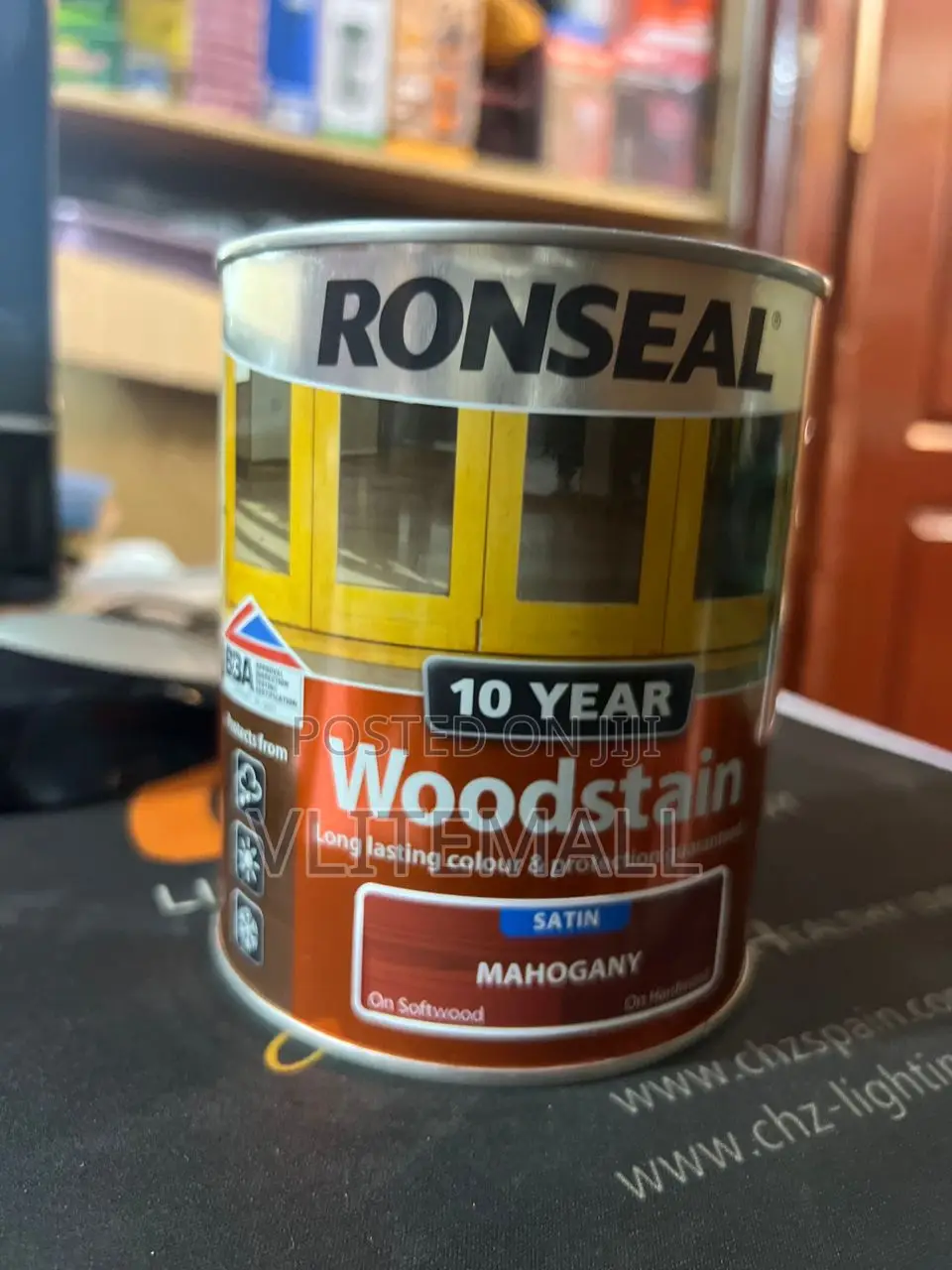 Ronseal Woodstain Satin Mahogany 750ml