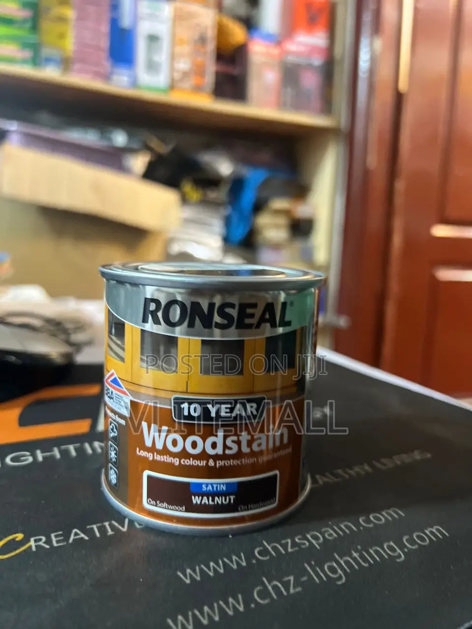 Ronseal Woodstain in Satin Mahogany 250ml