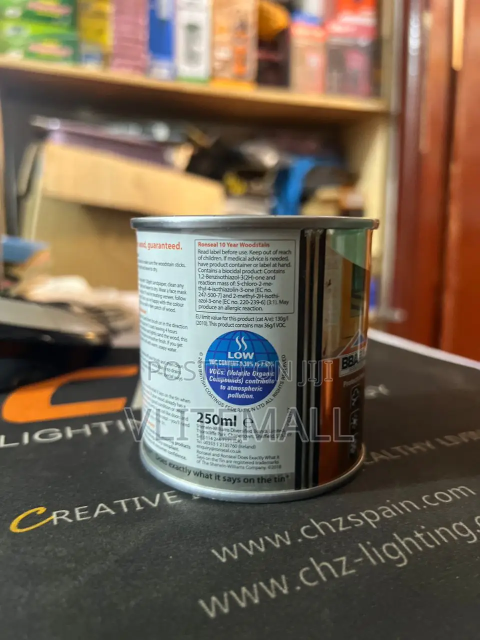 Ronseal Woodstain in Satin Mahogany 250ml
