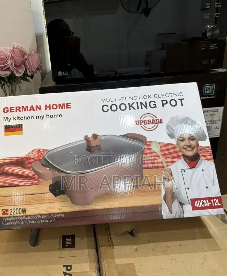 Buy Affordable Top German Electric Multi-Purpose Cooking Pot(2200w)