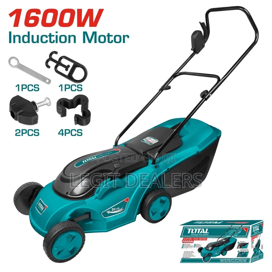 Total Electric Lawn Mower + 50meters Extension Cable