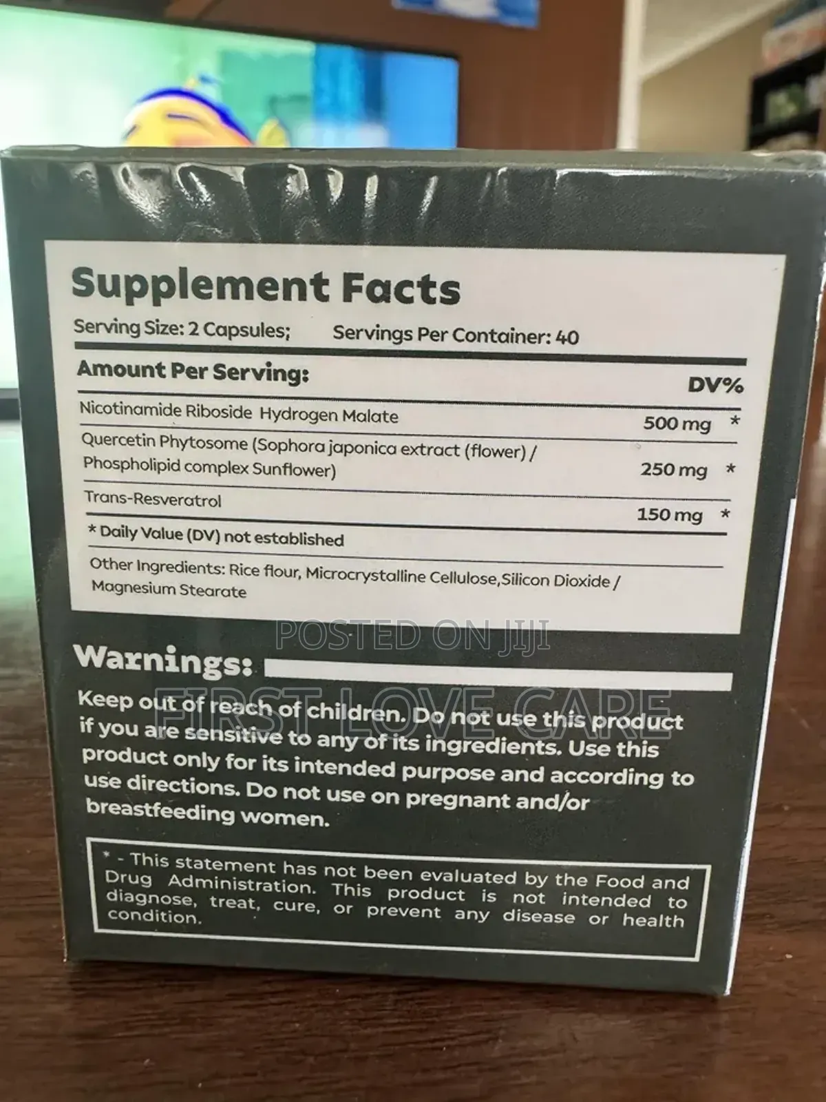 Reus Research Nad+ Nicotinamide Riboside 900mg, Liposomal Nad