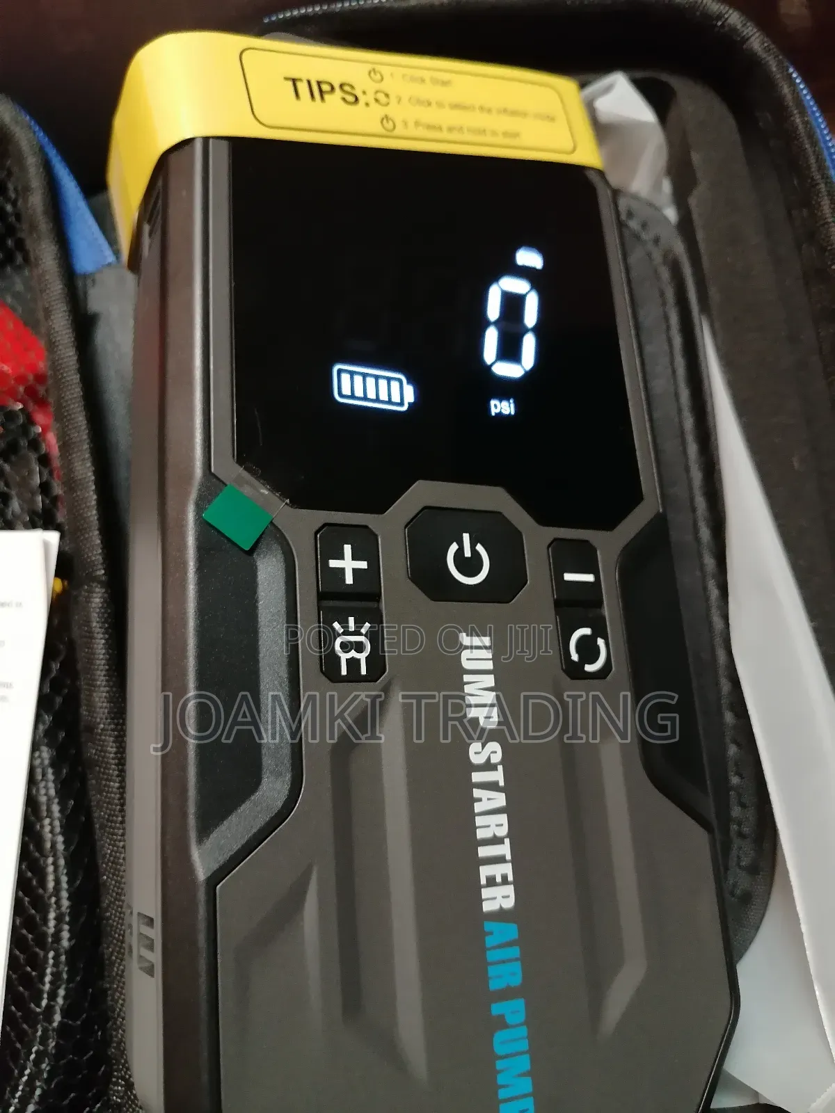 Car Jump Starter With Air Pump, 16,000mah Battery, 2000a Peak Current