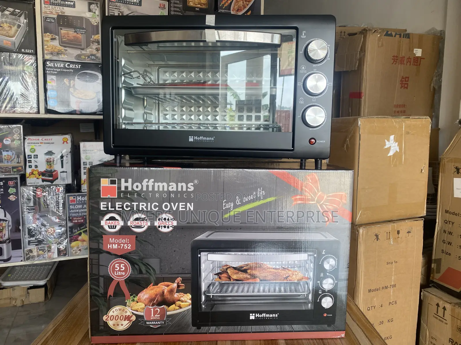 Family-Sized Food Infusion Hoffman 55l Electric Oven