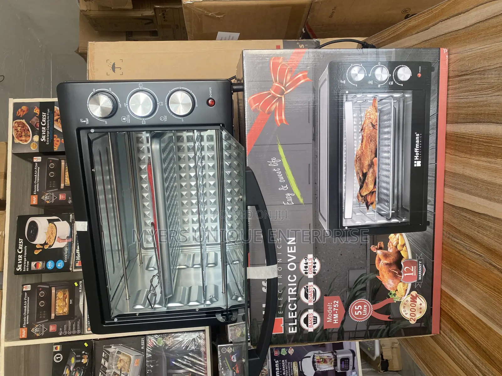 Hoffmans 2000w Roast Master Electric Oven With Hand-Gloves