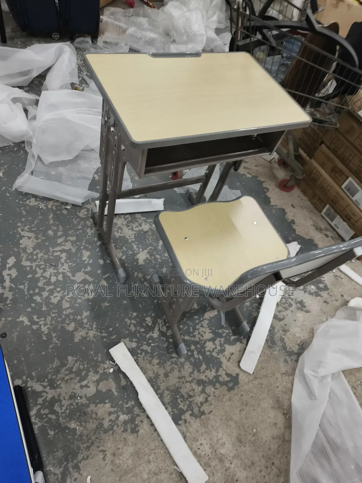 Adjustable Student Desk and Chair Set,