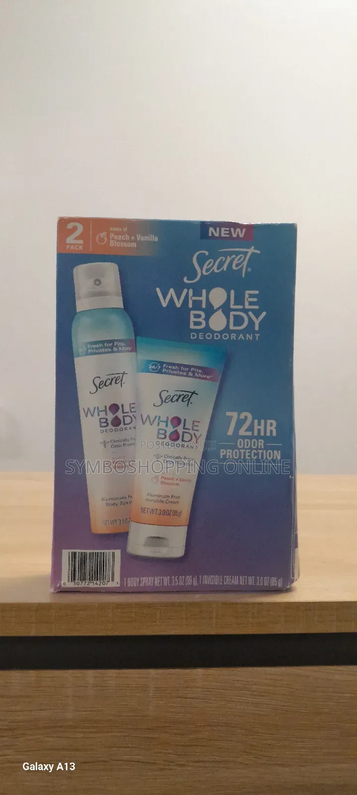 Secret Whole Body Deodorant (2pack)