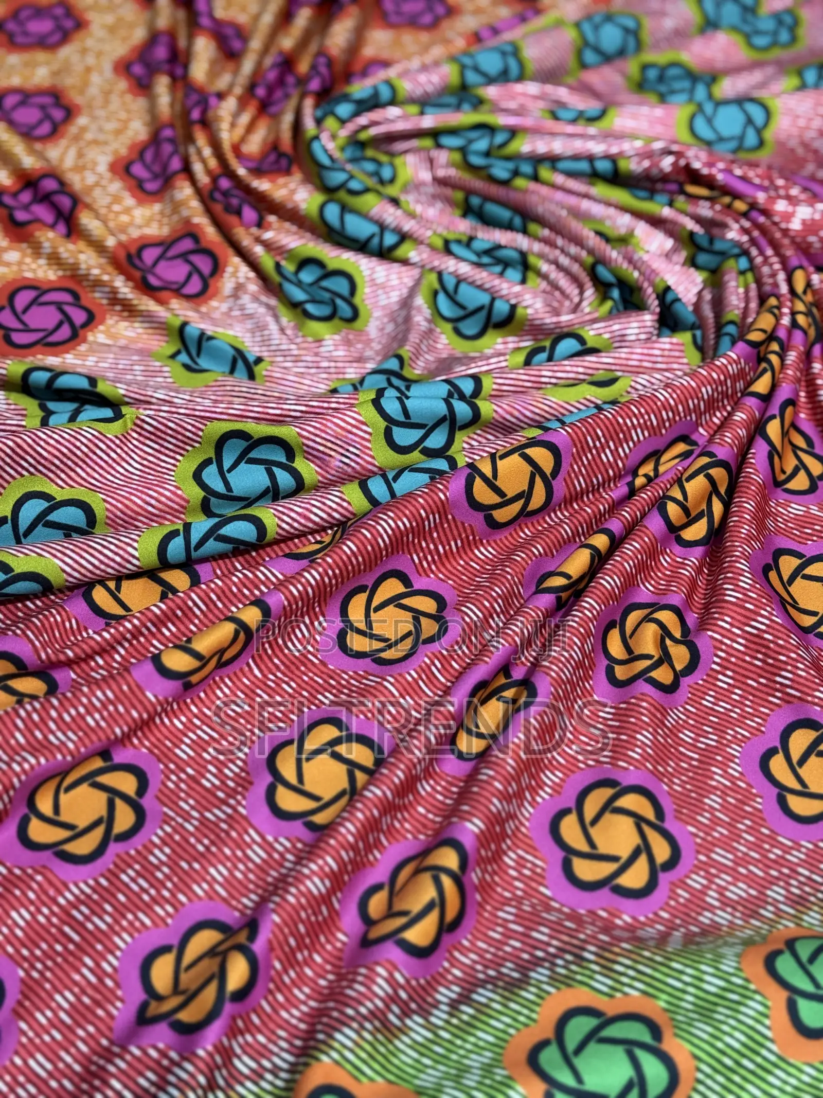 Stretch Lycra Chiffon Fabric Combo