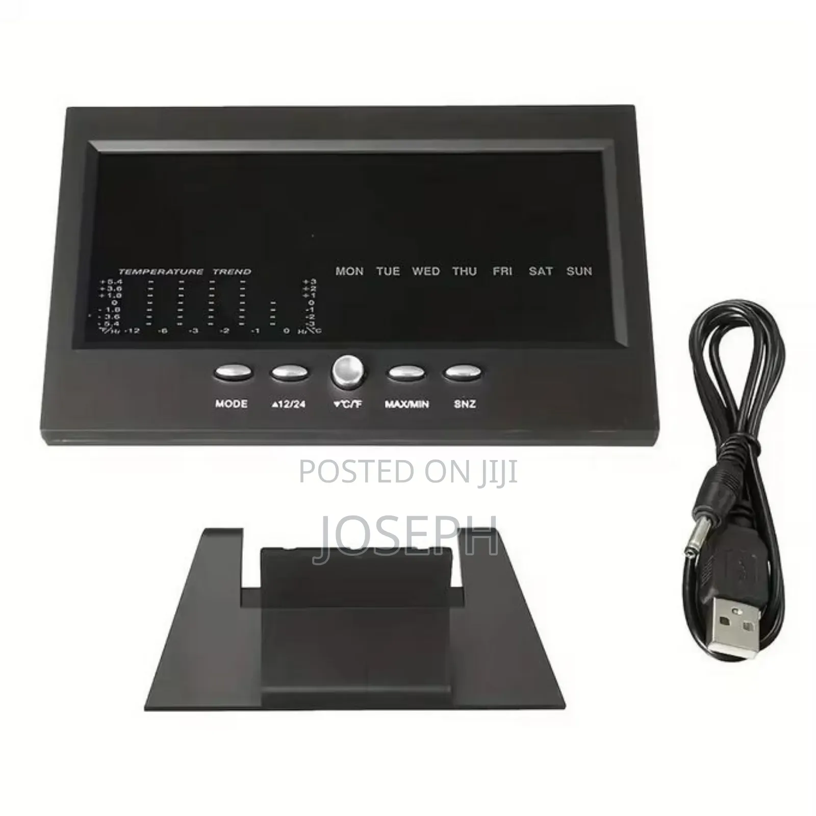 Office Multipurpose Hygrometer Clock and Calendar