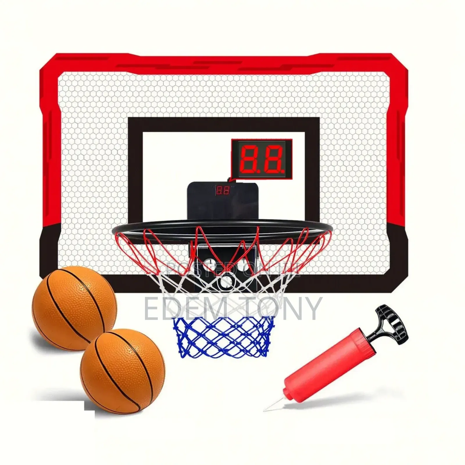 Mini Basketball Hoop Net Indoor Over the Door Backboard Game Set