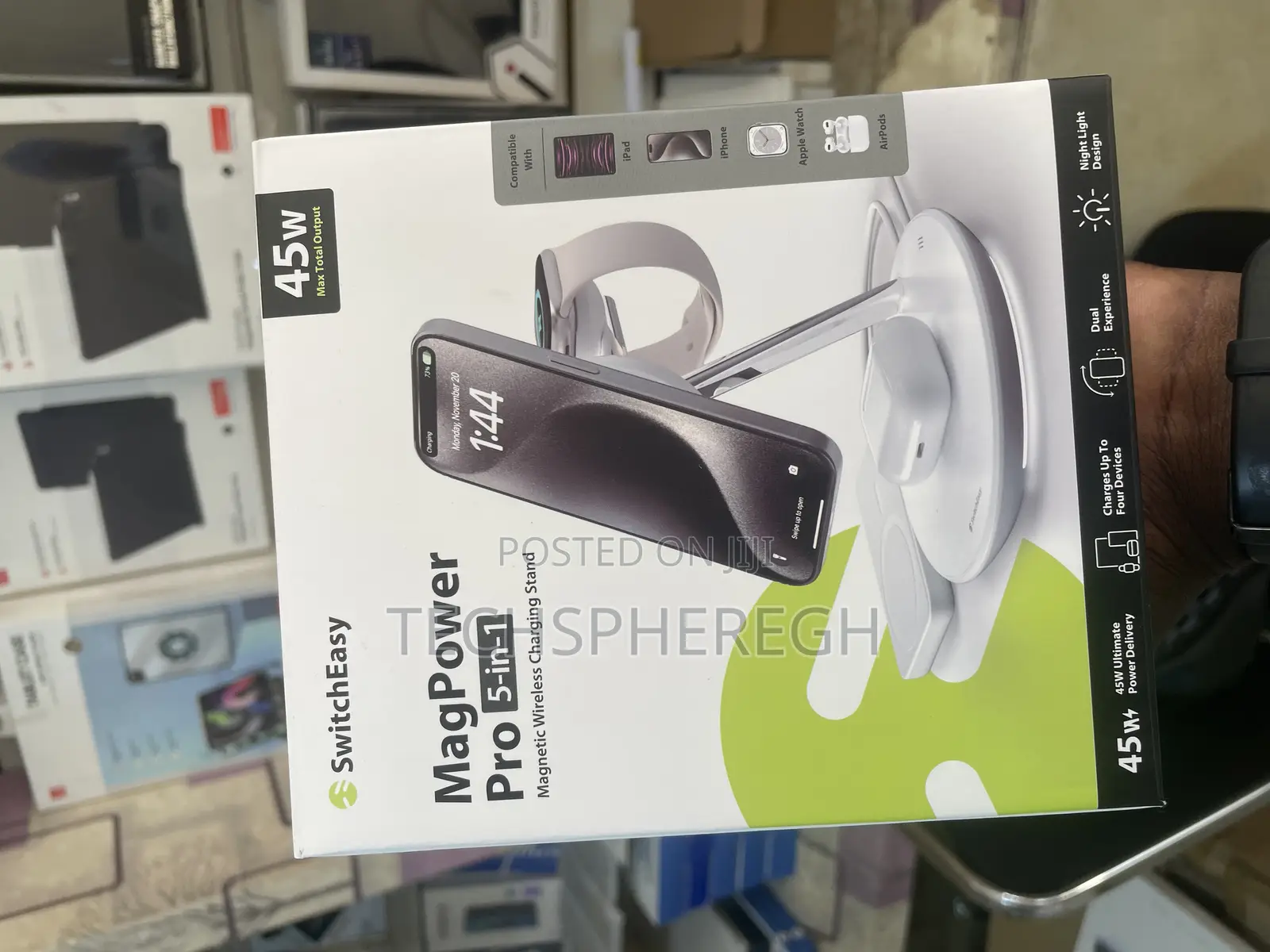 Switcheasy Magpower Pro 5-in-1 Magnetic Charging Stand - 45w