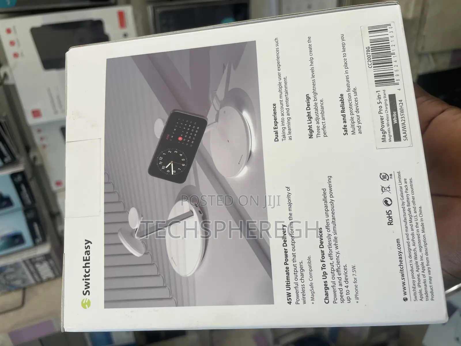 Switcheasy Magpower Pro 5-in-1 Magnetic Charging Stand - 45w