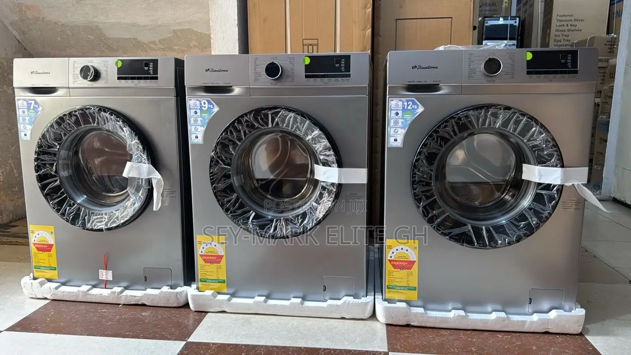Binatone 7kg/9kg/12kg Fully Automatic Front Load Washing Machine