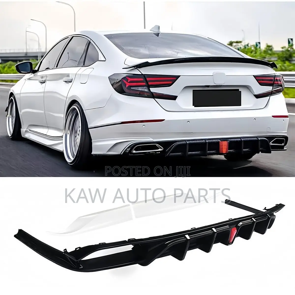 2018,2019,2020,2021,2022 Rear Bumper Led Diffuser For Honda Accord