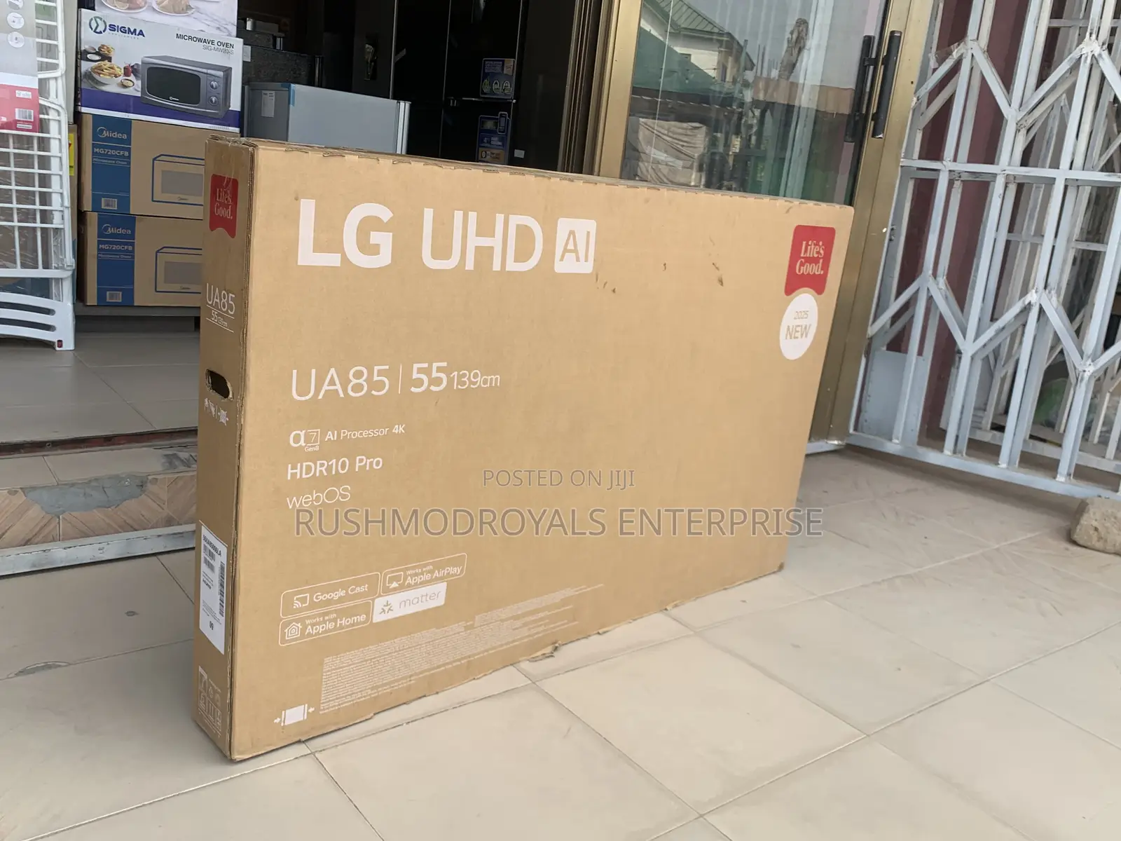 Lg 55 Ua85 Uhd Ai Smart Tv(2025)Immersive Picture Magic Remote
