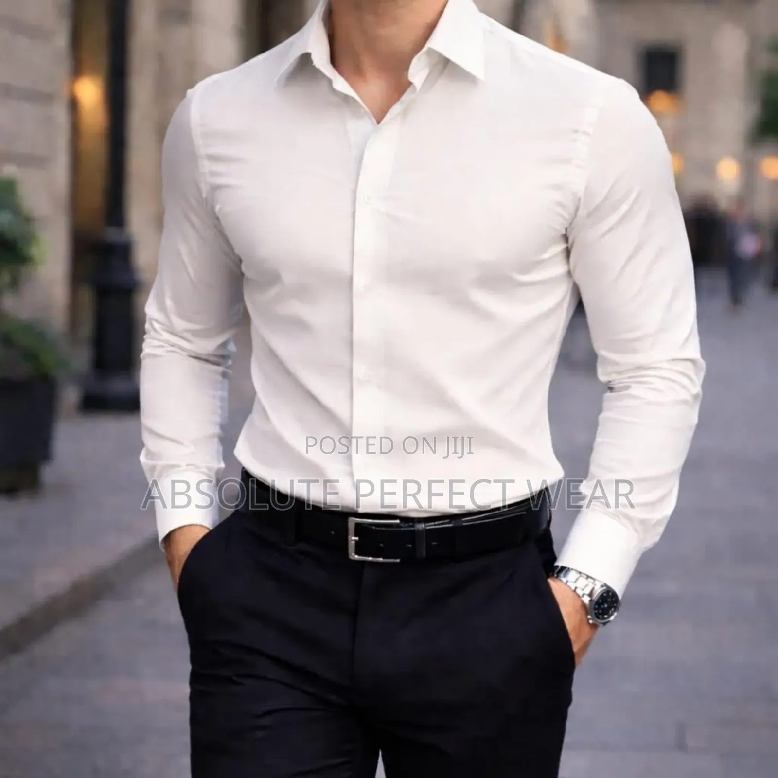 Brand New Correct Blue Black Plain Shirt for Men