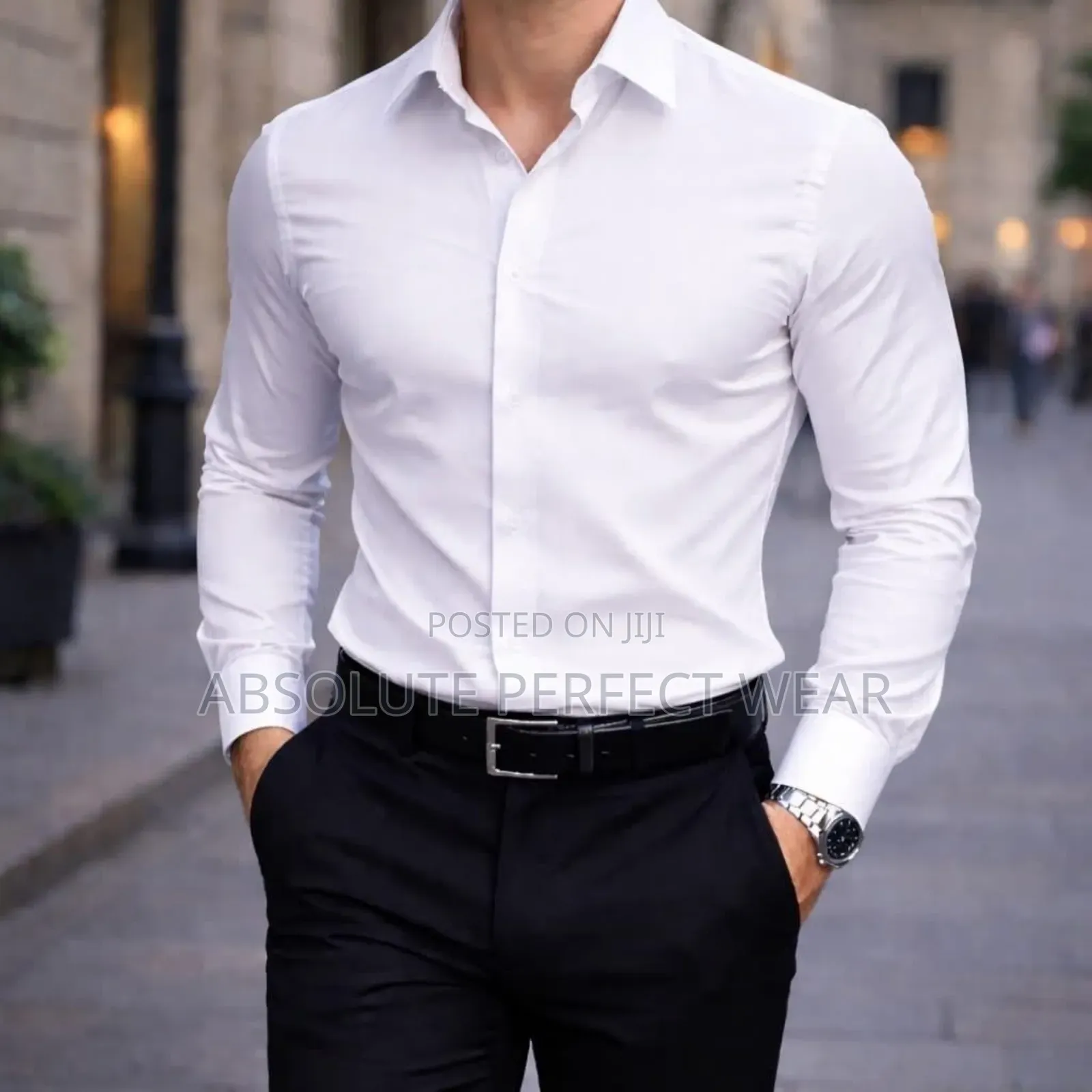 Brand New Correct Blue Black Plain Shirt for Men