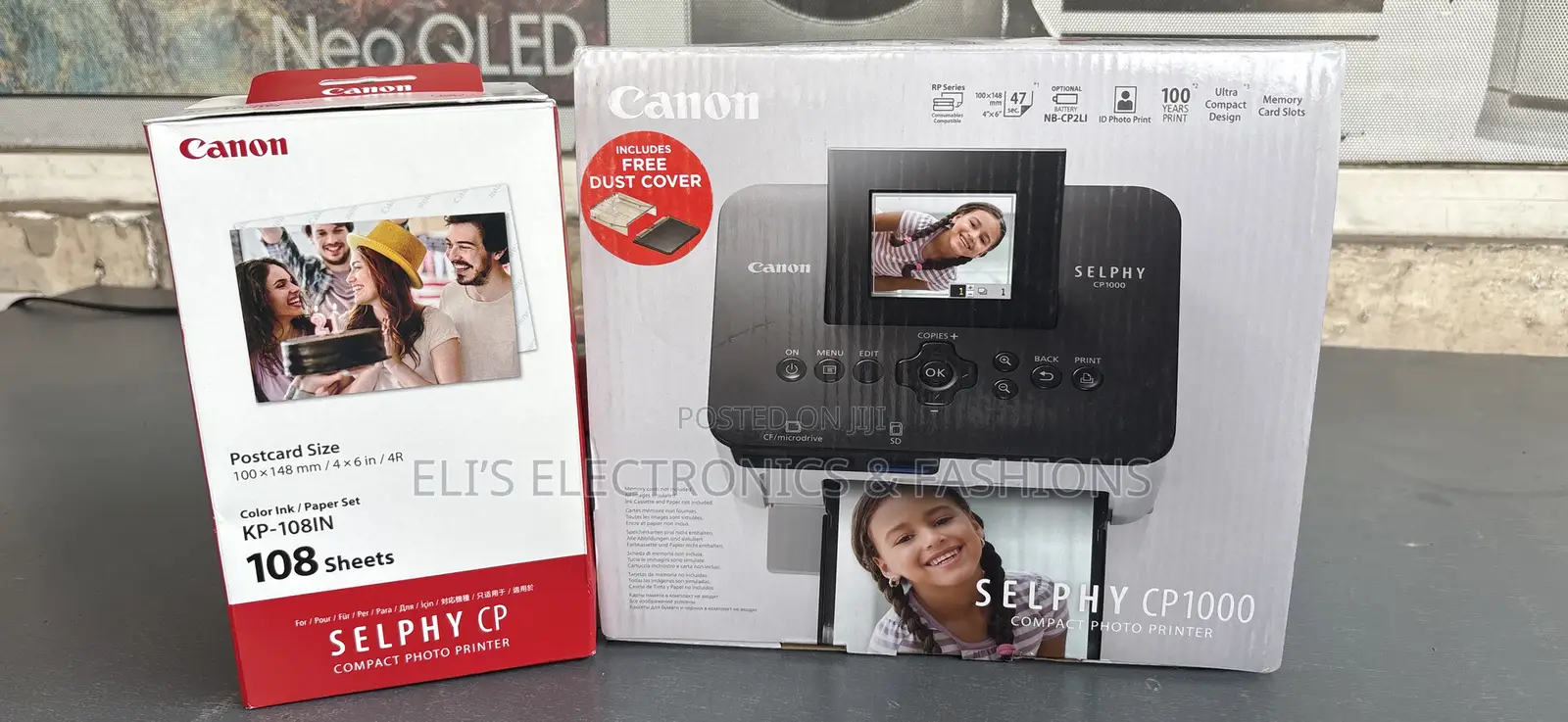 Canon Selphy Cp1000 Photo Printer – Usb, Sd Card Ink/ Paper