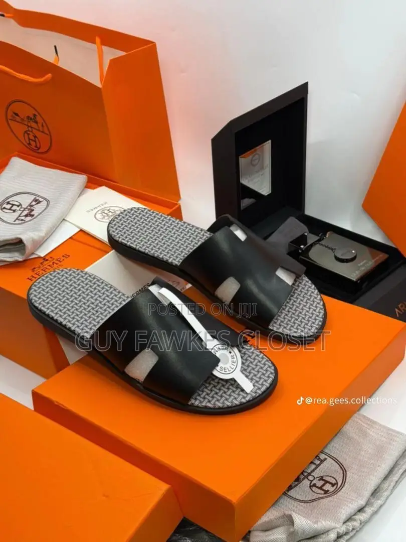 Original Hermes Men’S Slippers