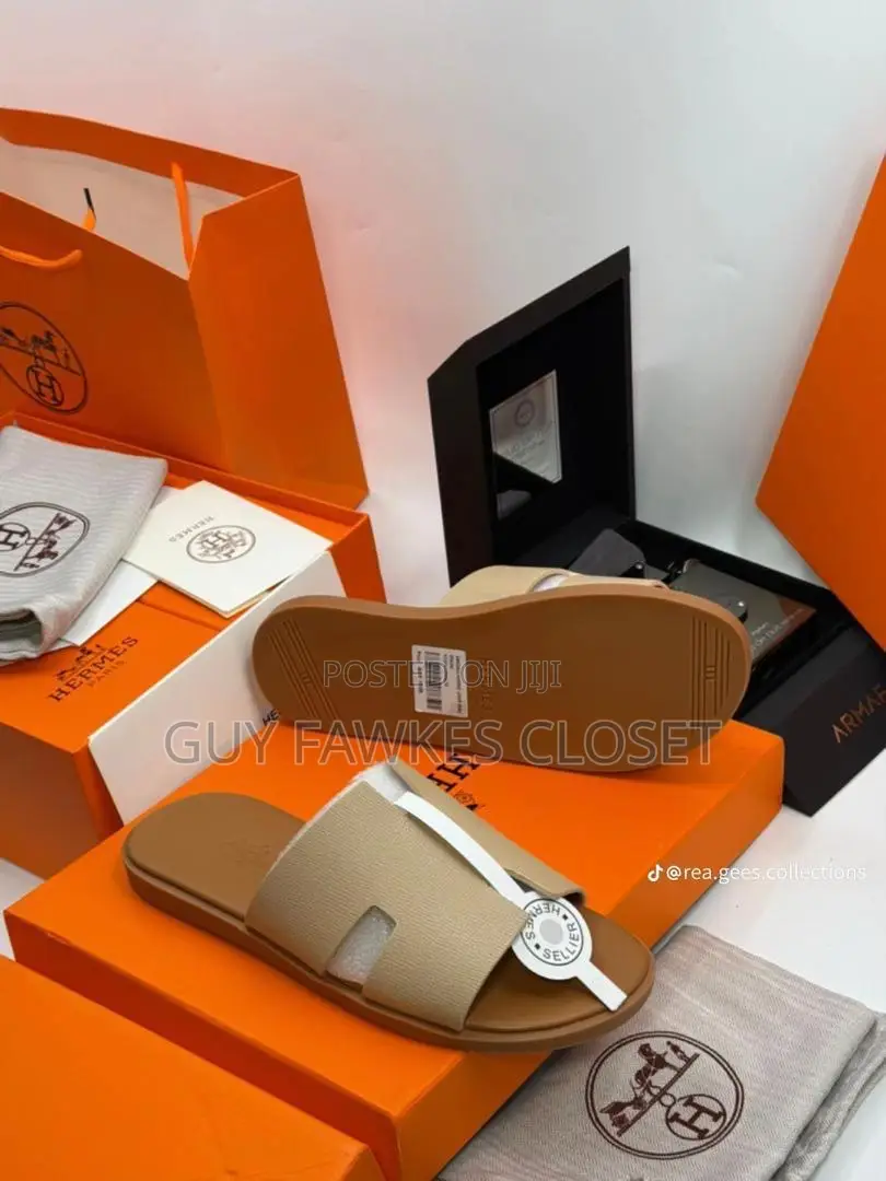 Original Hermes Men’S Slippers