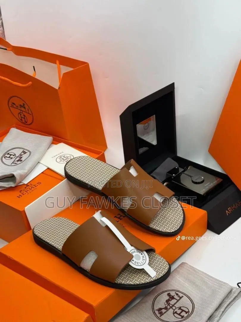 Original Hermes Men’S Slippers
