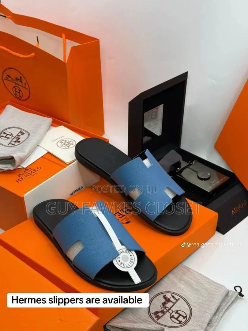 Original Hermes Men’S Slippers