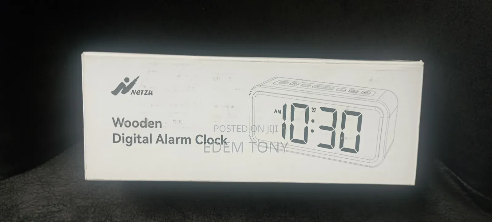 Netzu Wooden Digital Alarm Clock