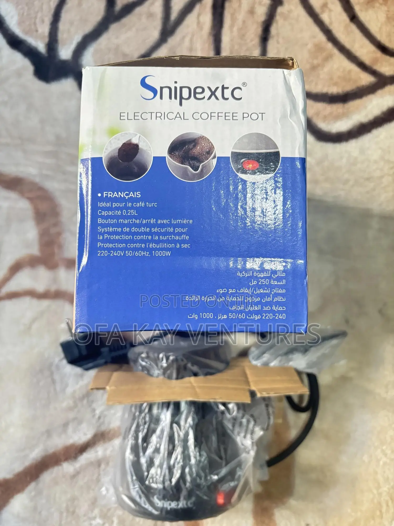 Electric Portable Coffee Maker Heater