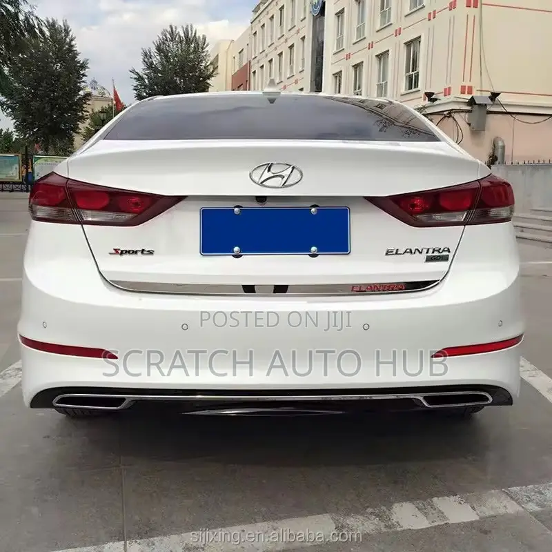 Elantra 2017 Back Bumper Diffuser Design Type