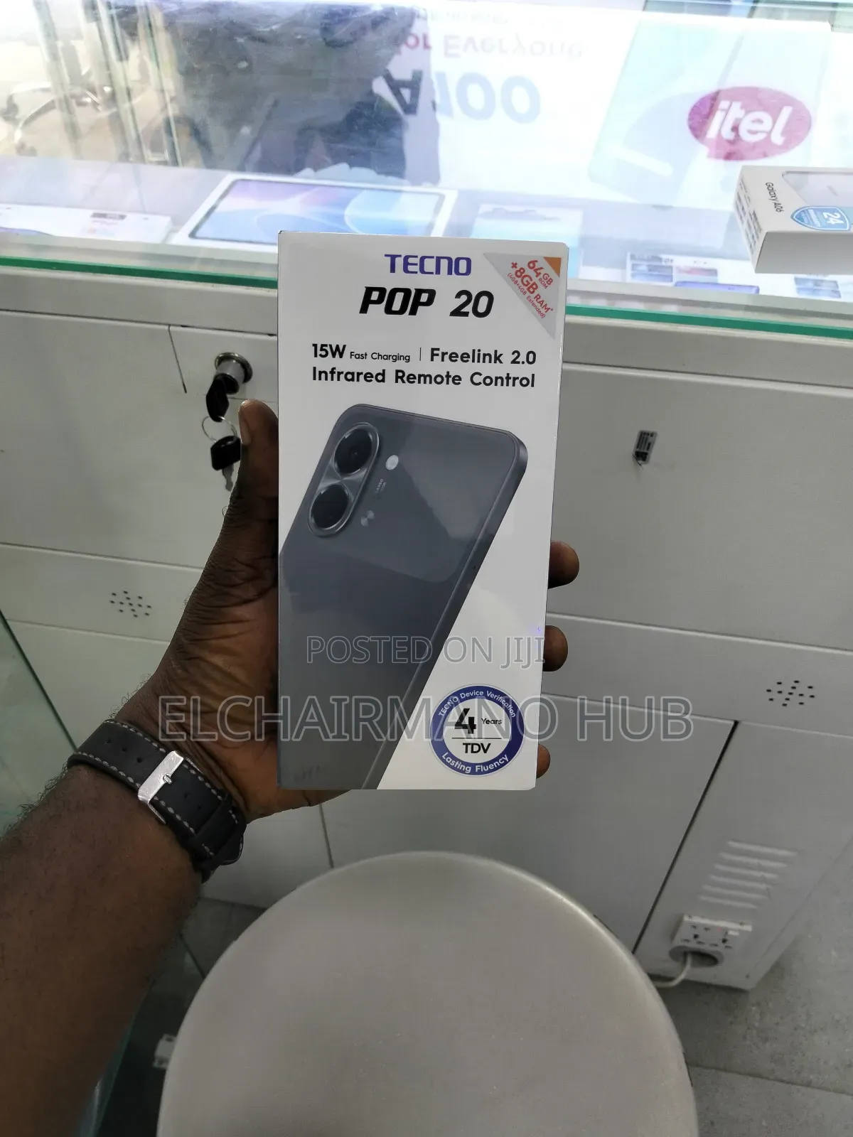 New Tecno Pop 20 64 GB Black