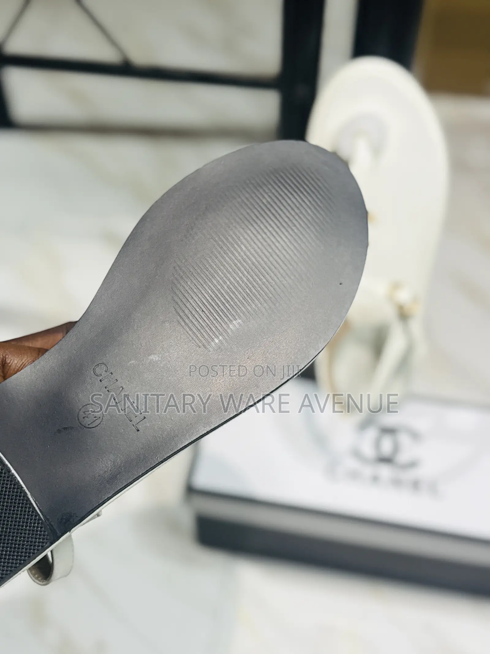White Sandals _ Ladies Chanel Slippers