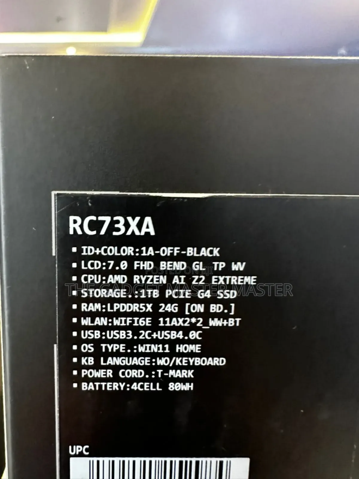 Asus Rog Xbox Ally 2025 Rc73xa