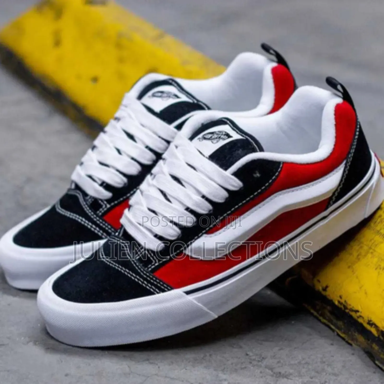 Vans New Skool Knu Red Black