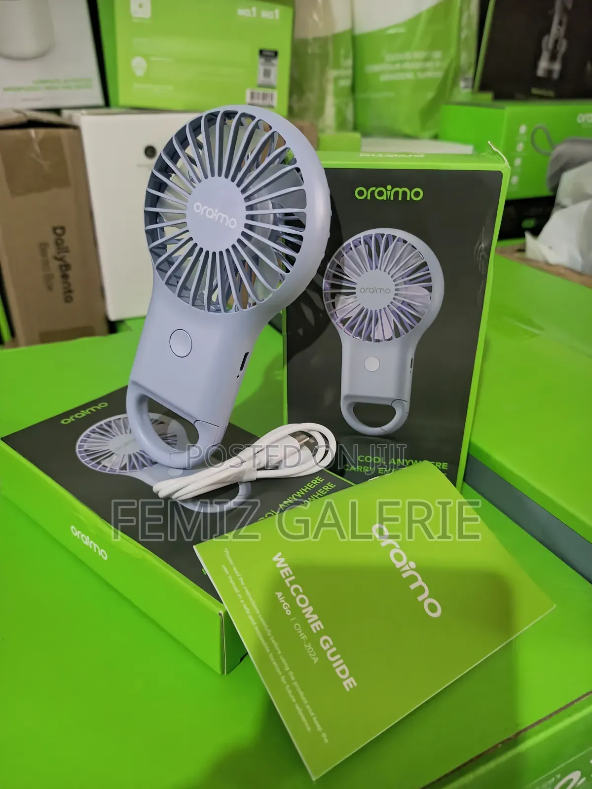 Oraimo Airgo 75g Lightweight Led Handheld Fan