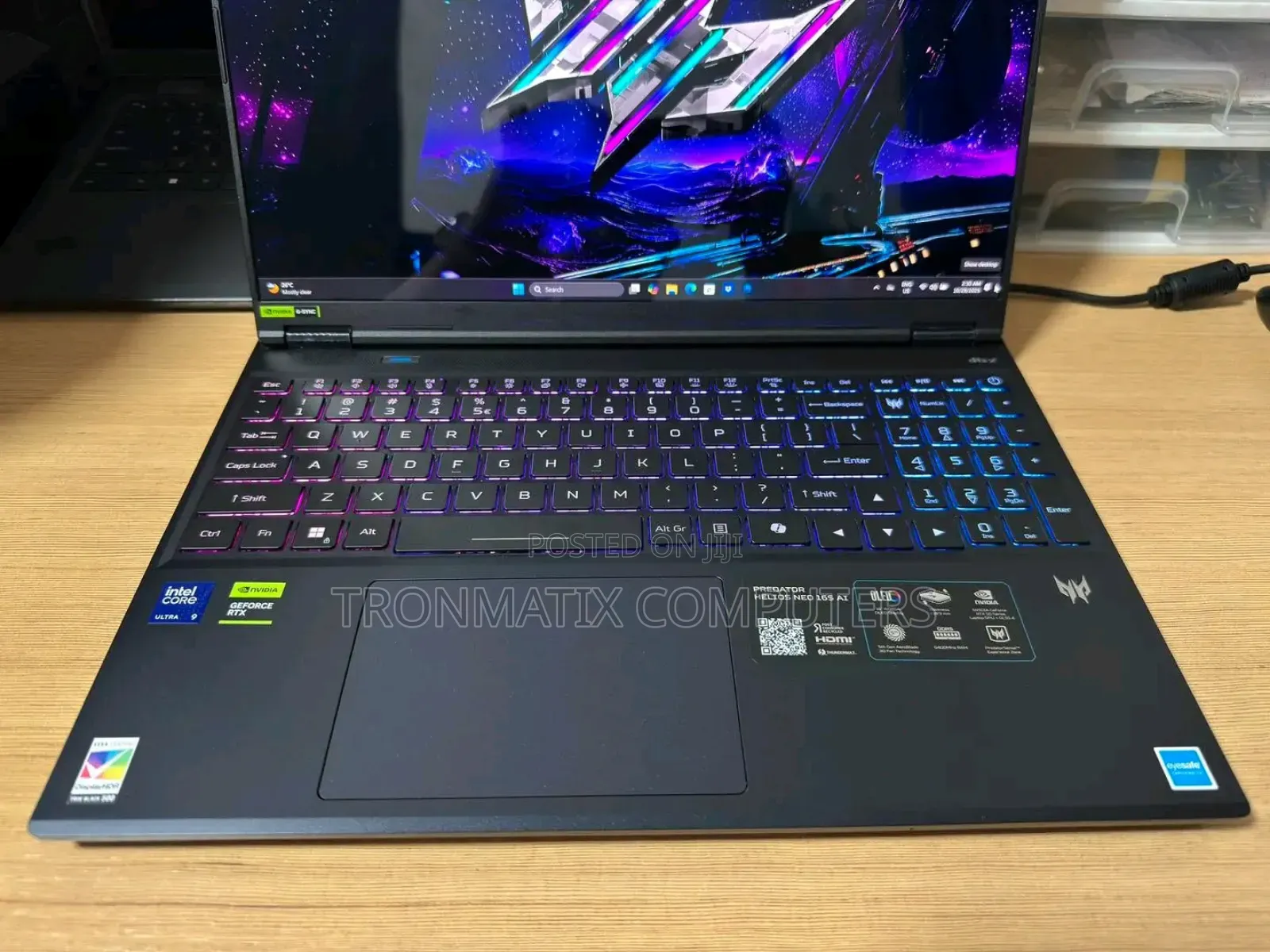 New Laptop Acer Predator Helios Neo 16 32GB Intel Core Ultra 9 SSD 2T