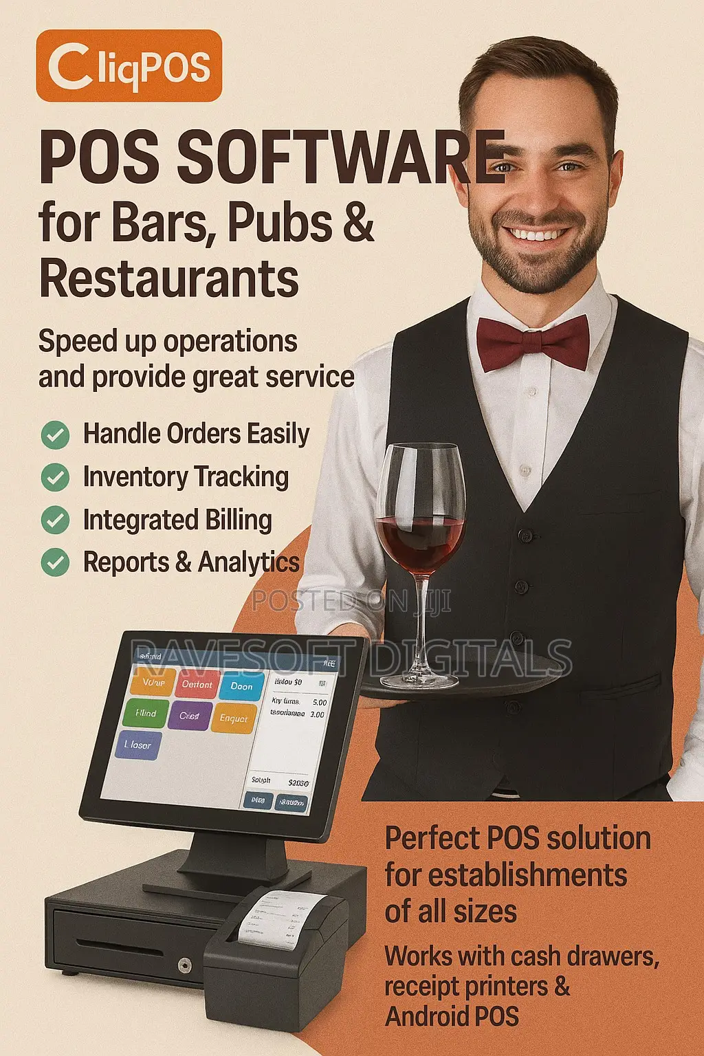 Cliqpos Software-only Plan – Use Your Own Device