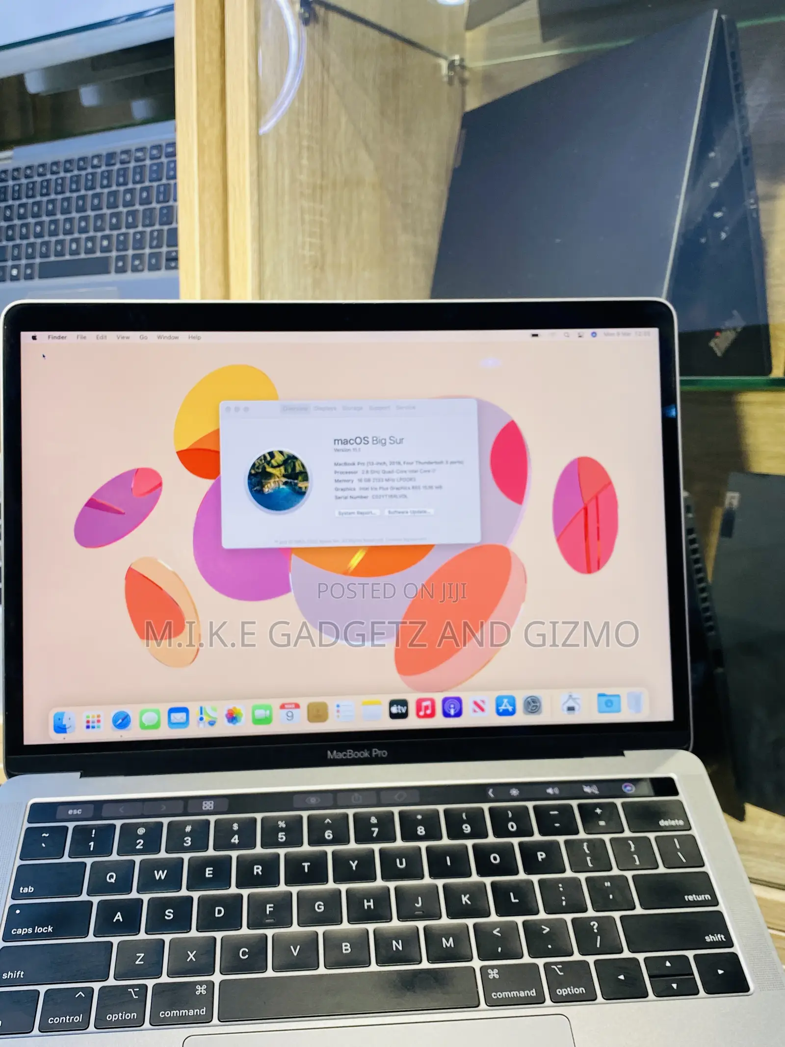 Laptop Apple MacBook Pro 2019 16GB Intel Core i7 SSD 512GB