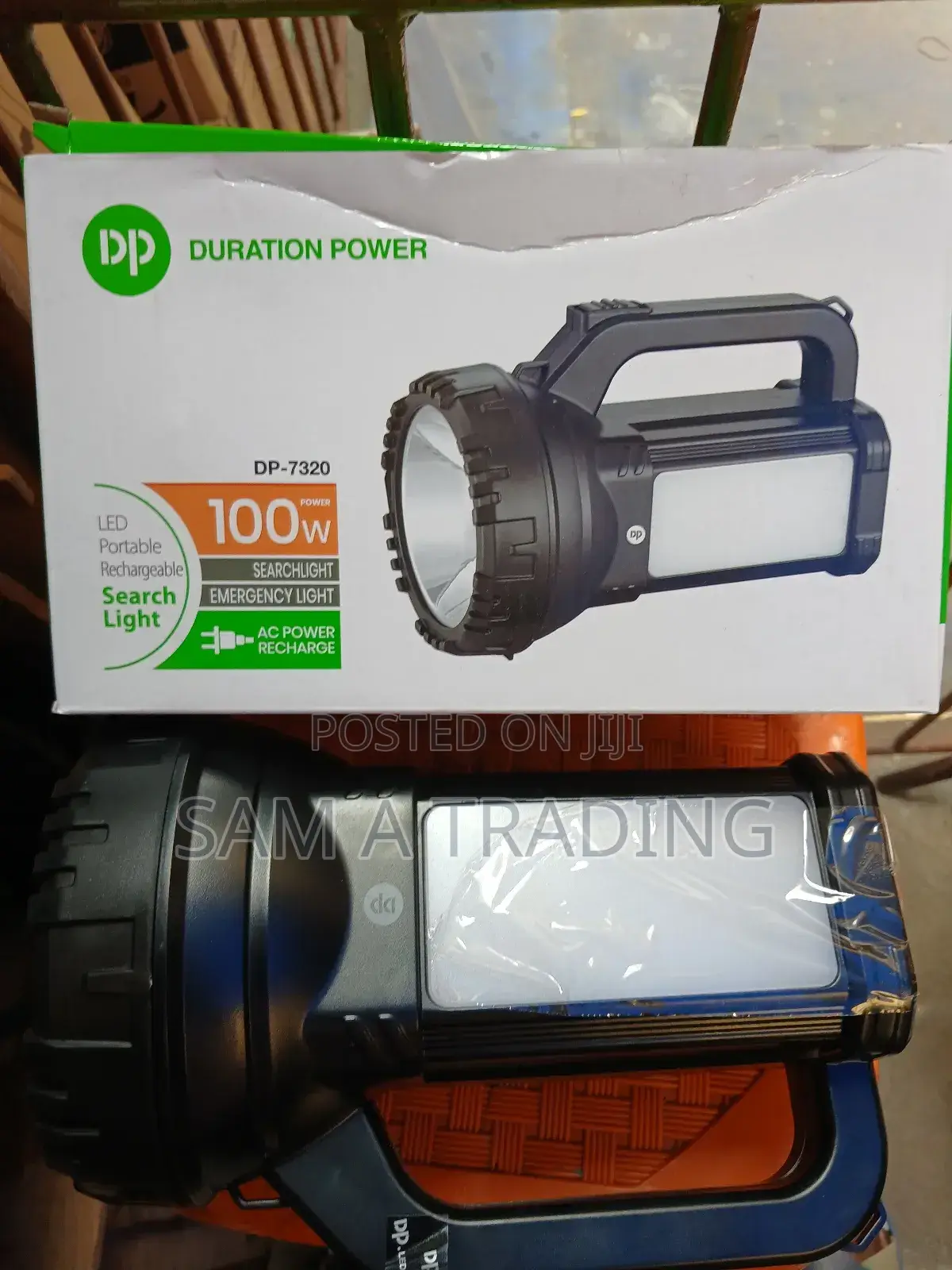 100w Rechargeable Searchlight