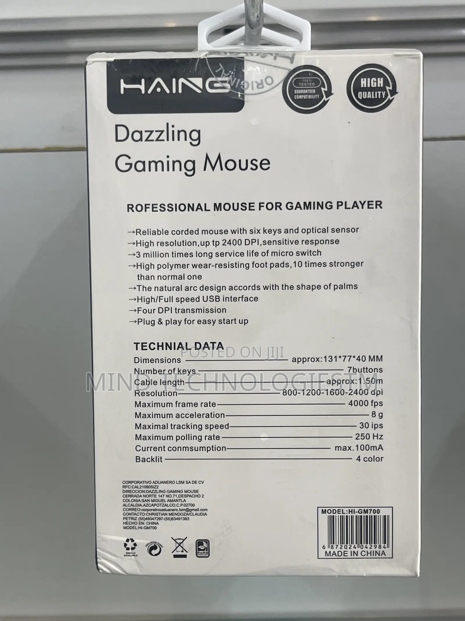 Haing Gaming Mouse