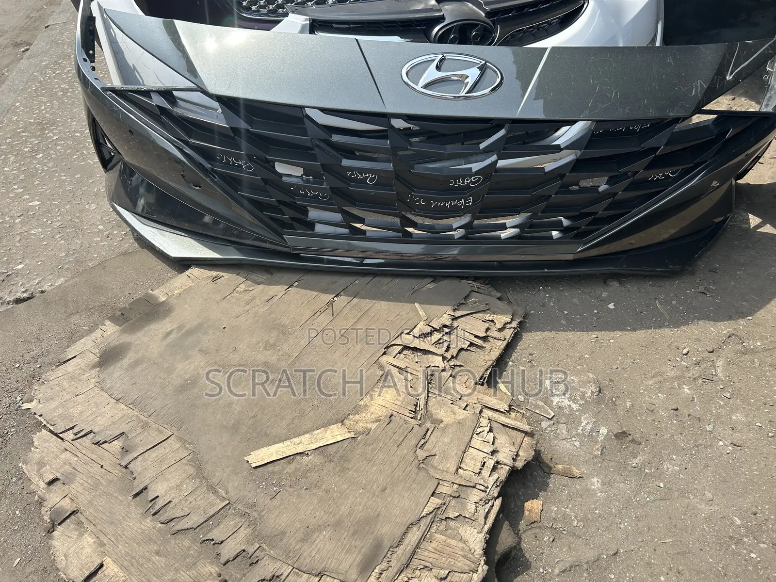 Elantra 2023 Complete Front Bumper Used