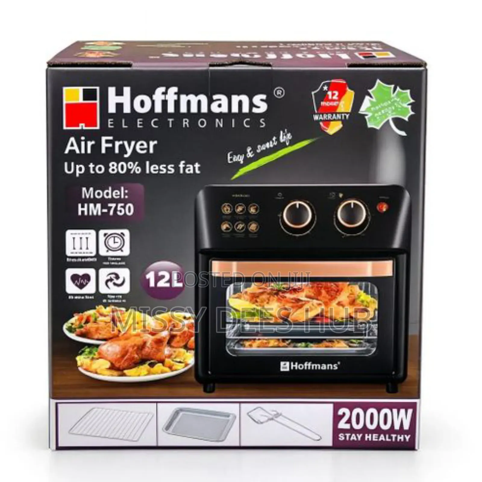 12l Hoffmans Air Fryer