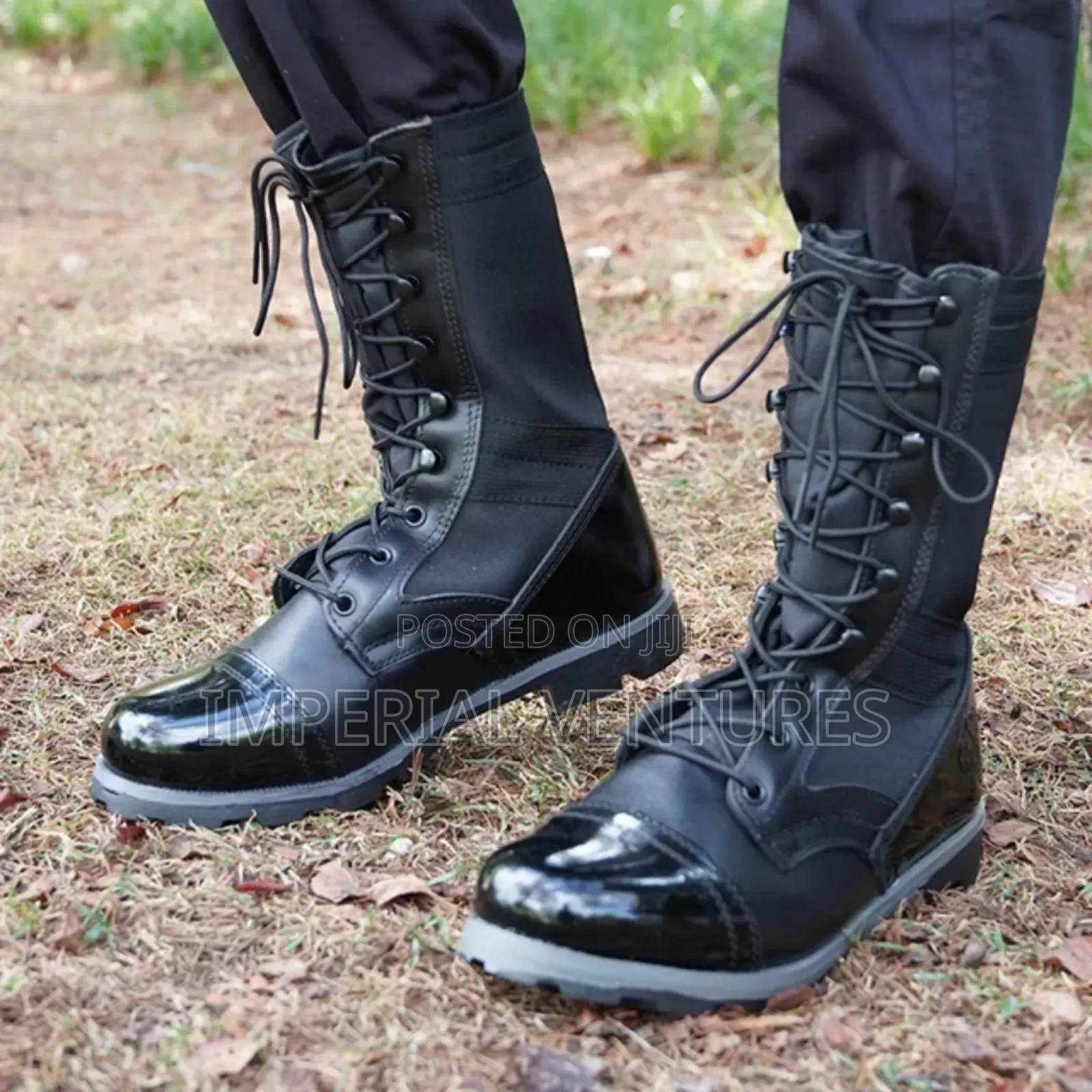 Armstrong Black Boots