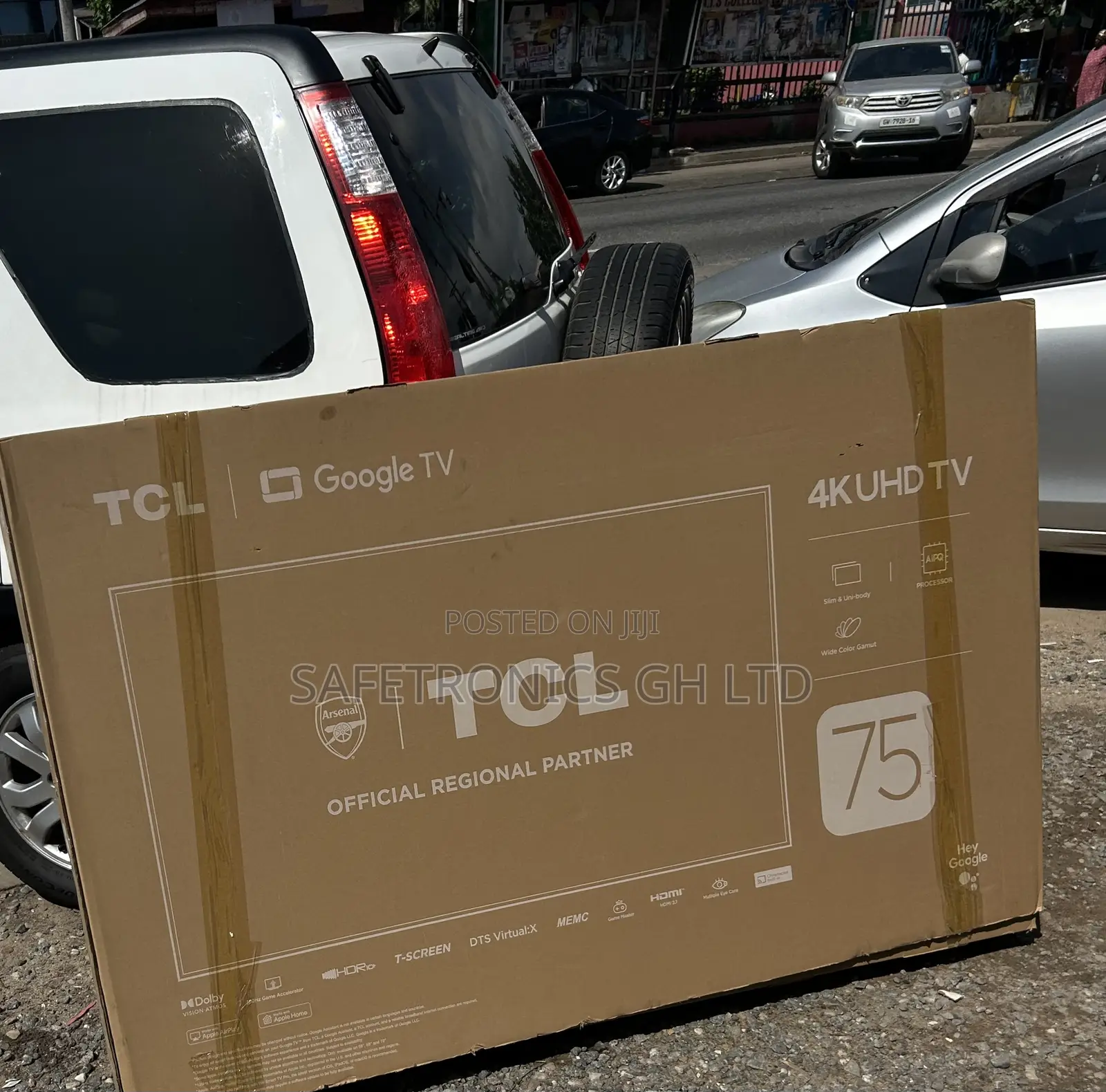 Ultra Sealed TCL Uhd Android Frameless Led P755 75 Inch Tv