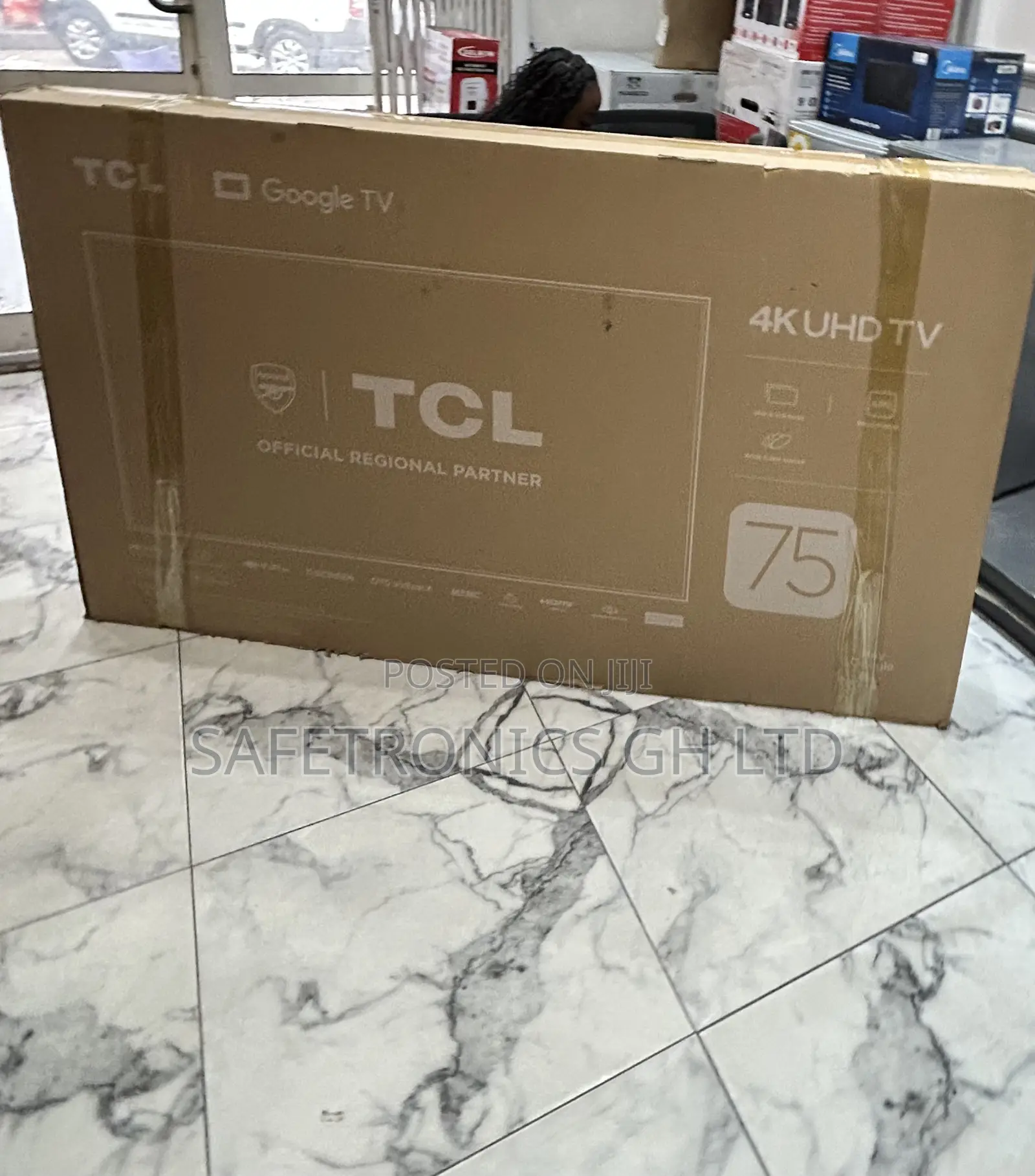 Newly Virtual 75 Inch Smart TCL Android Frameless P755 Led Tv