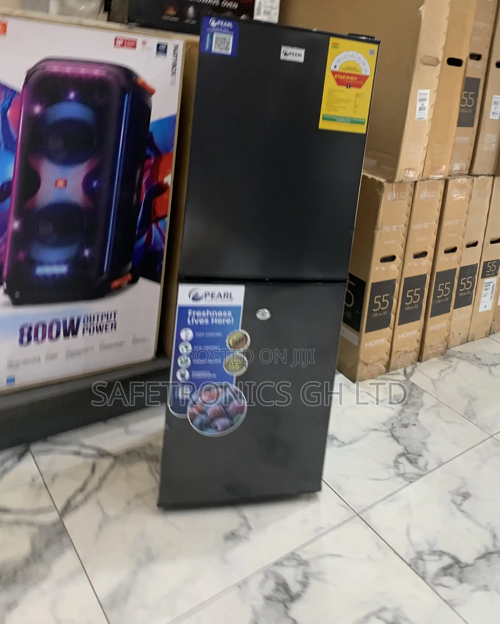 Kindly but 102 Liters Pearl Pf-144 Bottom Mount 2 Doors Fridge