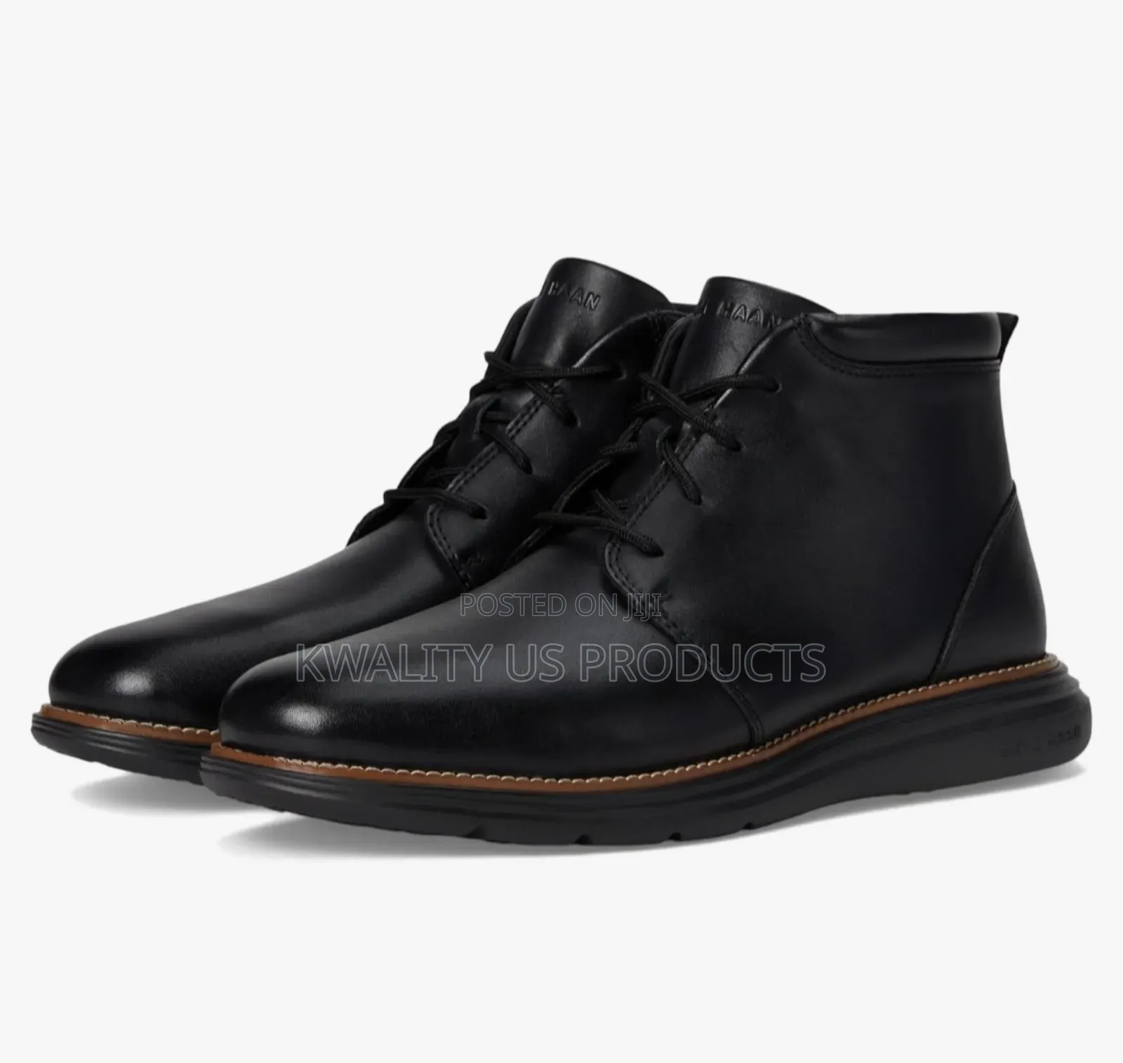 Cole Haan Men's Grand Ankle Shoe - Black