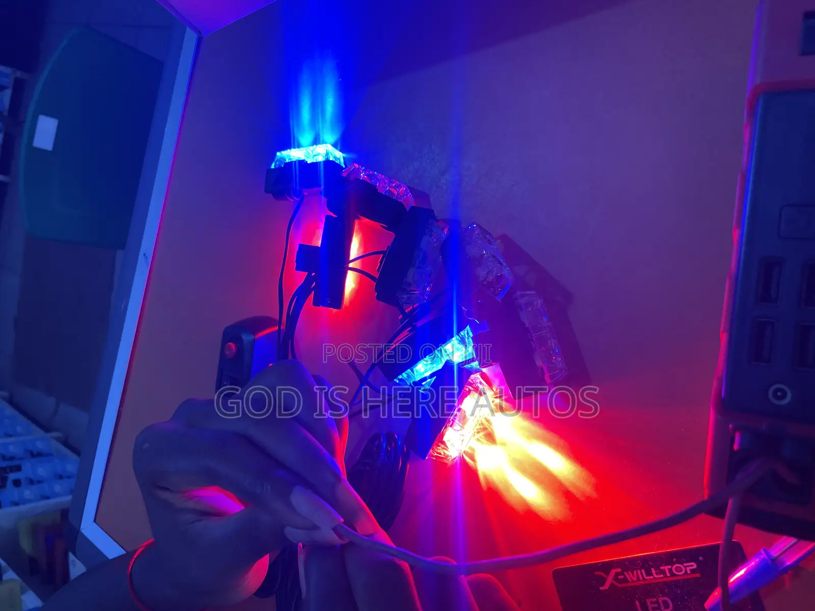 Police Caution Light( 8 Pieces)
